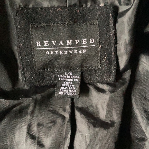 Long & Warm Black Pea Coat - Picture 4 of 12